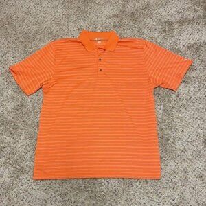 IZOD Golf Bright Orange Short Sleeve Polo Shirt - XL